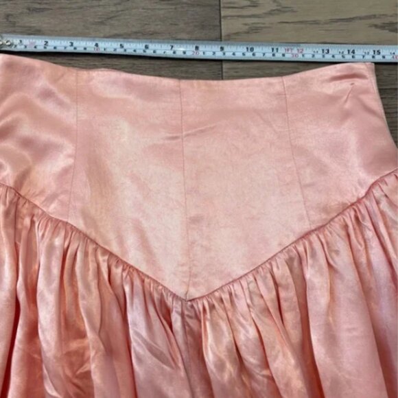 Horses Pink High Waisted V-Skirt - Picture 4 of 6